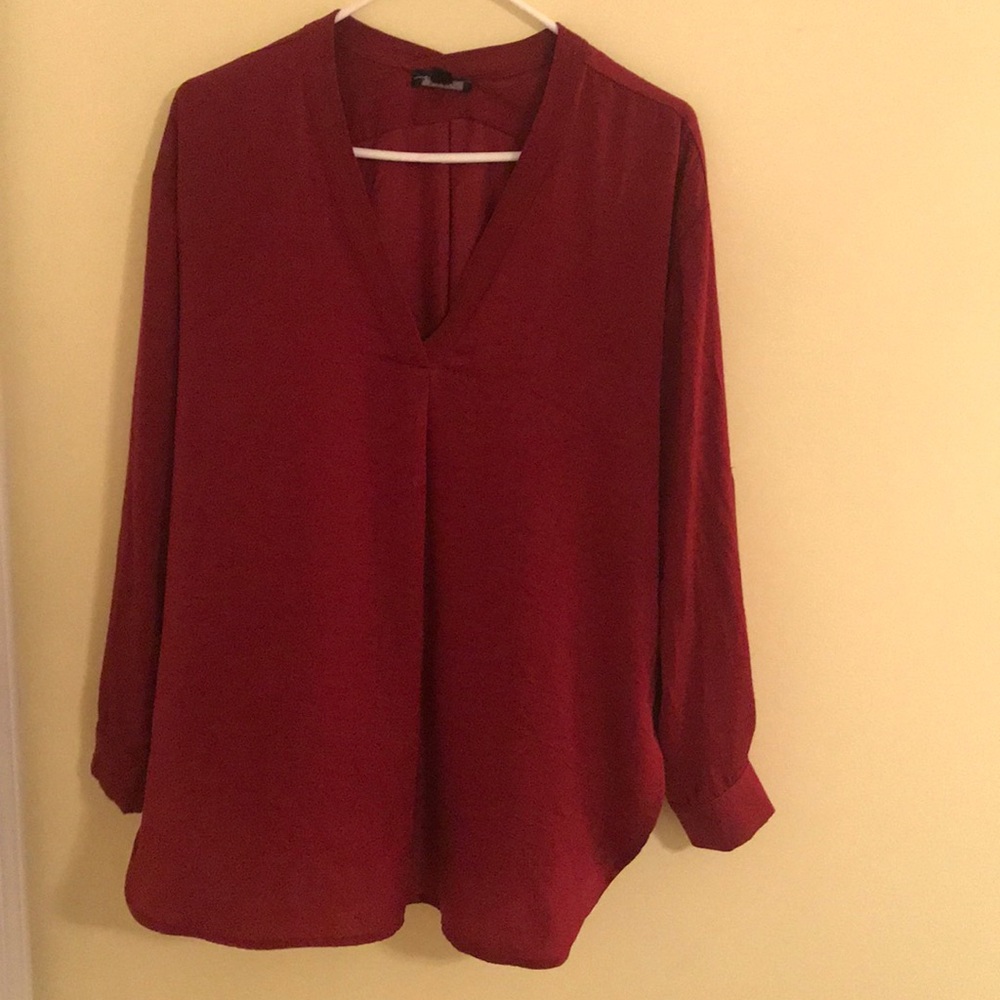 Size Medium Red Blouse